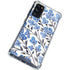 Cat Coq Blue Cherry Blossoms Galaxy S20 FE Clear Case